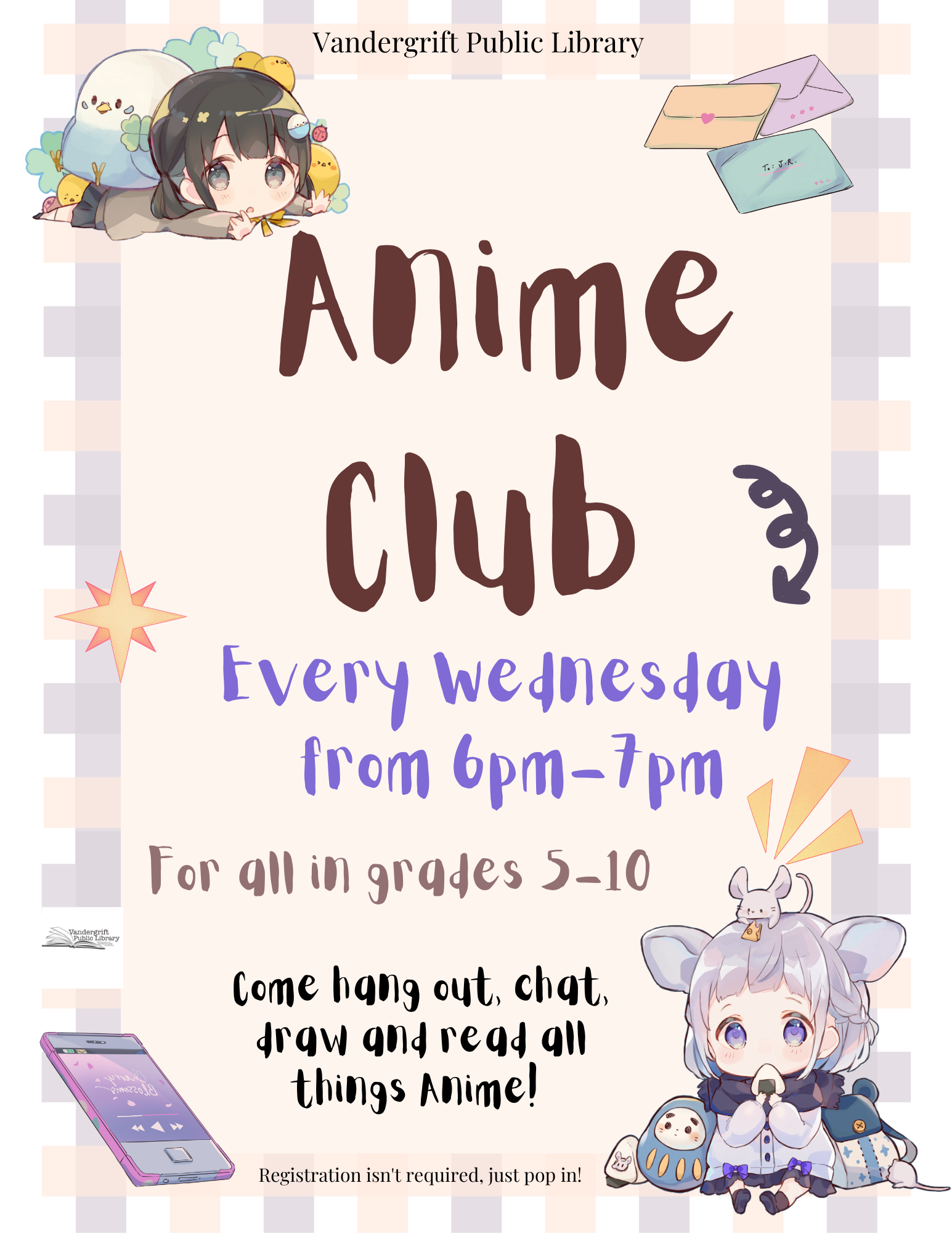 Anime Club – Vandergrift Public Library